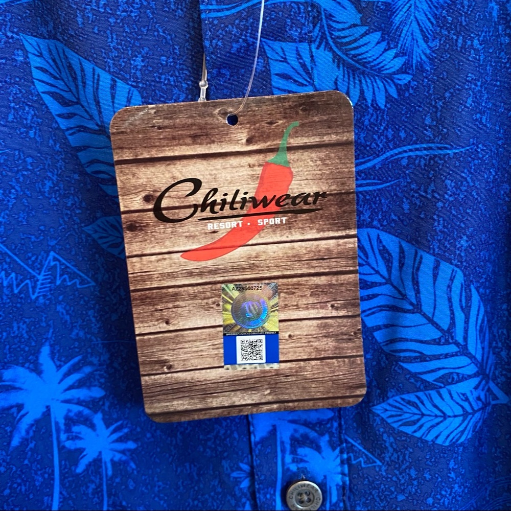 CHILIWEAR Boise State Broncos Resort Wear Hawaiian Dress Shirt - Picture 4 of 9